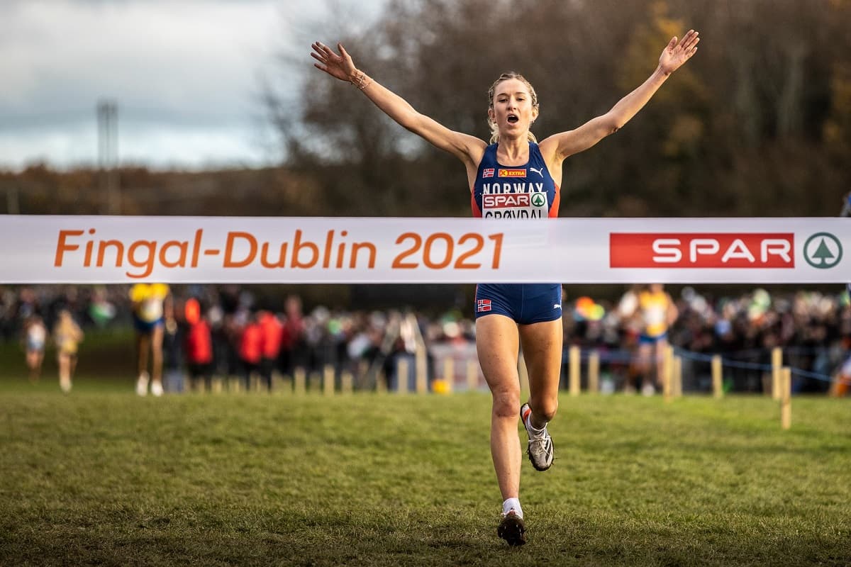 Following four bronze medals and a silver, Grovdal ultimately wins